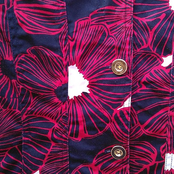 *SOLD* Charter Club Jacket Blazer Red White Blue Size Sml - Picture 3 of 8